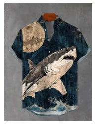 Hawaiian-style Fashionable And Breathable Mens Shirt