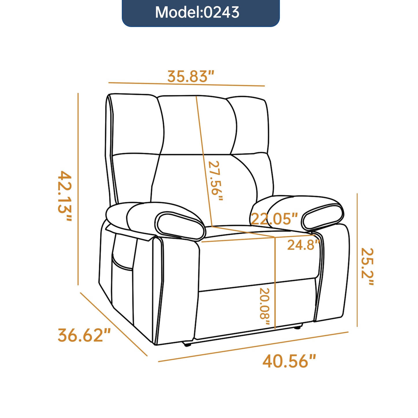 Lift Recliner Chair Power Faux Leather Brown Dual Motor Heat Massage 350 LB