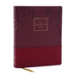 The Prayer Bible: Pray God's Word Cover to Cover (Nkjv, Burgundy Leathersoft, Red Letter, Comfort Print) - Imitation Leather