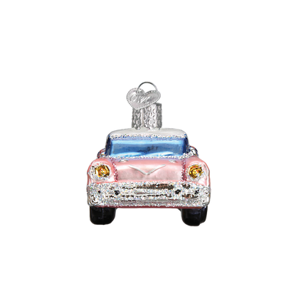 Classic Car Glass Ornament