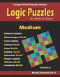 Activity Book: Logic Puzzles for Adults & Seniors: 500 Medium Puzzles (Samurai Sudoku, Minesweeper, Cross Sudoku, Kakuro, Hitori, Sli - Paperback