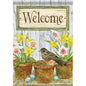 Welcome Robin Durasoft Large Flag - 28" x 40"