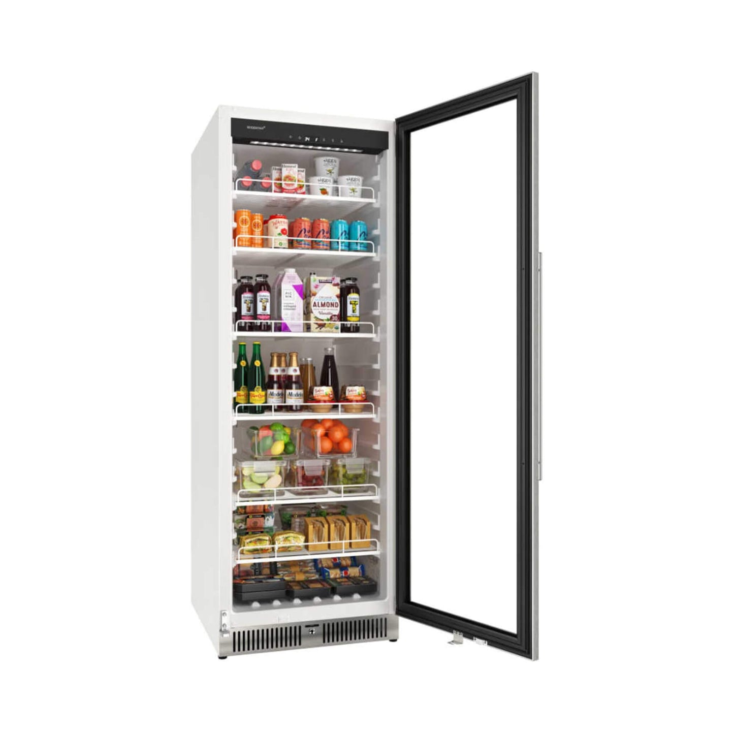 Edgestar 24-Inch 13.7 Cubic Feet Commercial Beverage Merchandiser With Temperature Alarm And Reversible Door [VBM131SS] (SAK62395)