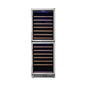 Edgestar 24-Inch 142 Bottle Built-In Dual Zone Double Door Wine Cooler With Door Lock [CWR1553DD] (SAK30742)
