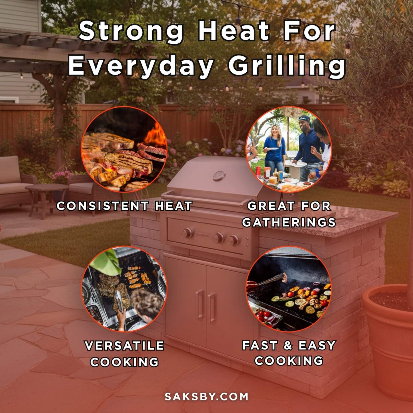 Edgestar 60K BTU 30-Inch Built-In Grill Kit With Insulated Jacket And Double Access Doors [GRL300IBKIT] (SAK82568)