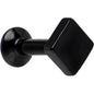 3/16 Black IP Rhombus Internally Threaded Daith Cartilage Tragus
