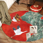 Guofeng Crane Leather Chair Floor Mat