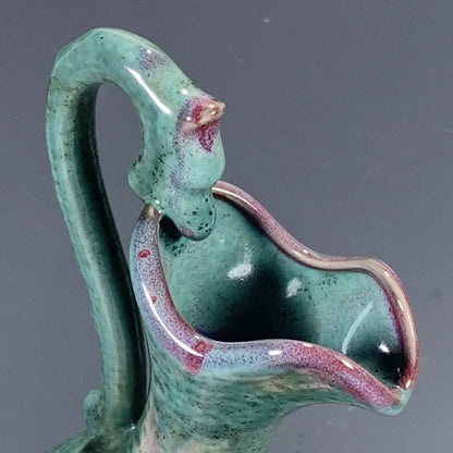 Porcelain Jun Glaze Dragon Head Vase – Bottle Shape