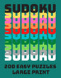 Sudoku: 200 Easy Puzzles Large Print: Puzzle Book Solutions Included Brain Training Teaser Numbers Activity Book For Adults Se - Paperback