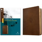 NLT Courage for Life Study Bible for Men, Filament Enabled (Leatherlike, Rustic Brown Lion) - Imitation Leather