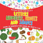 Activity Book for Kids 4-5. Letters, Numbers, Fruits and Shapes. Building the Foundation of Early Learning One Concept at a Time. Includes Coloring an - Paperback