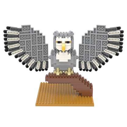 Mini Building Blocks - Great Horned Owl