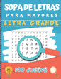 Sopa de Letras para Mayores: Letra Grande ideal para problemas de vista 100 Juegos- 1800 Palabras idea del regalo - Paperback