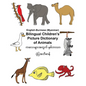 English-Burmese/Myanmar Bilingual Children's Picture Dictionary of Animals - Paperback