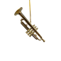 Brass Trumpet Ornament In A Case