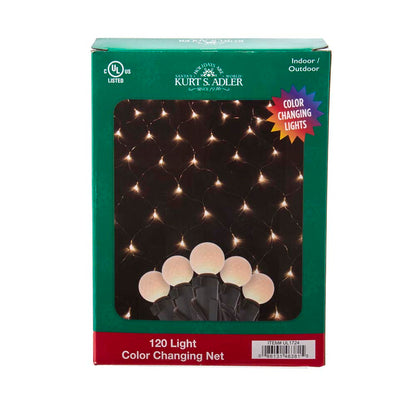 120-Light G15 Frosted Led Color Changing Net Lights