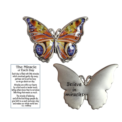 Butterfly Inspriational Pocket Charm -