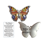 Butterfly Inspriational Pocket Charm -
