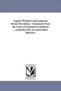 Angelic Wisdom Concerning the Divine Providence / Translated From the Latin of Emanuel Swedenborg ... originally Pub. At Amsterdam, Mdcclxiv. - Paperback