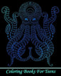 Coloring Books For Teens: Gorgeous Ocean Animal Drawings (Perfect for Beginners and Ocean Animal Lovers) - Paperback