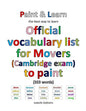 Official vocabulary list for Movers (Cambridge exam) to paint - Paperback