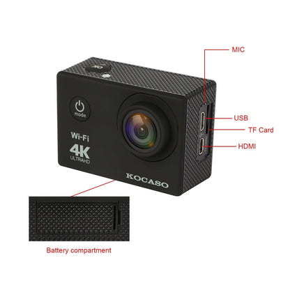 4K 6G+IR 170¡Lens Action Camera