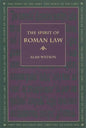The Spirit of Roman Law - Paperback