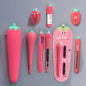 Silicone Pencil Bag Student Cute Plush Storage Bag