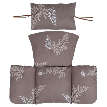 Egg Chair Hanging Basket Seat Soft Cushion with Headrest