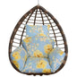 Egg Chair Hanging Basket Seat Soft Cushion with Headrest