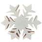 Resin Holiday Snowflake Shelf Sitter - Solid Center