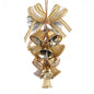 Ivory and Gold Cluster Bell Ornament