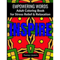Empowering Words Adult Coloring Book: Adult Coloring Book for Stress Relief & Relaxation - Paperback