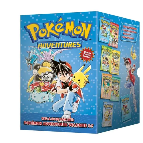 Pokémon Adventures Red & Blue Box Set (Set Includes Vols. 1-7) - Boxed Set