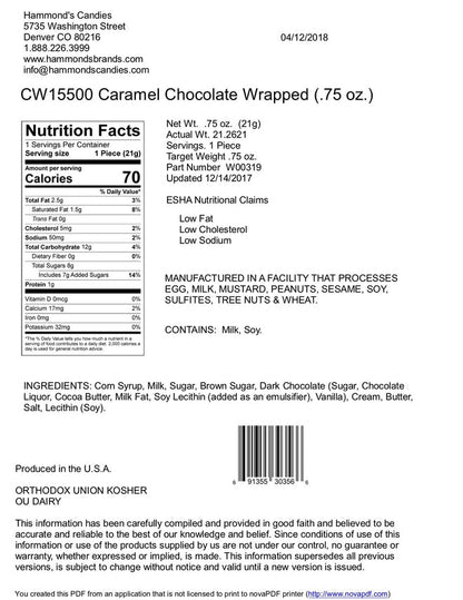 Handmade Natural Chocolate Caramel