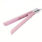 Electric Hair Straightener and Curler with Ceramic Plates