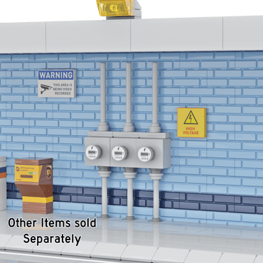 Electrical Meter - Custom Minifig Scale Set - Made with LEGO® Parts