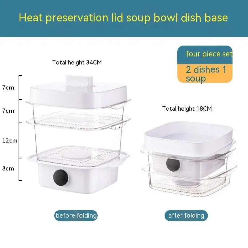 Electric Multi Layer Heat Preservation Dish Cover
