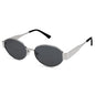 SOJOS Retro Oval Sunglasses for Women Men Trendy Sun Glasses Classic Shades UV400 Protection SJ1217 Gold/Grey