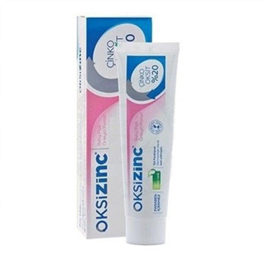 Oksizinc Baby Diaper Rash Cream with 20% Zinc Oxide - Natural Baby Care for Diaper Rash Prevention and Treatment