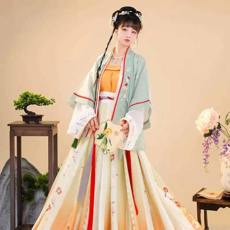 Embroidered Han Chinese Clothing Summer Improvement