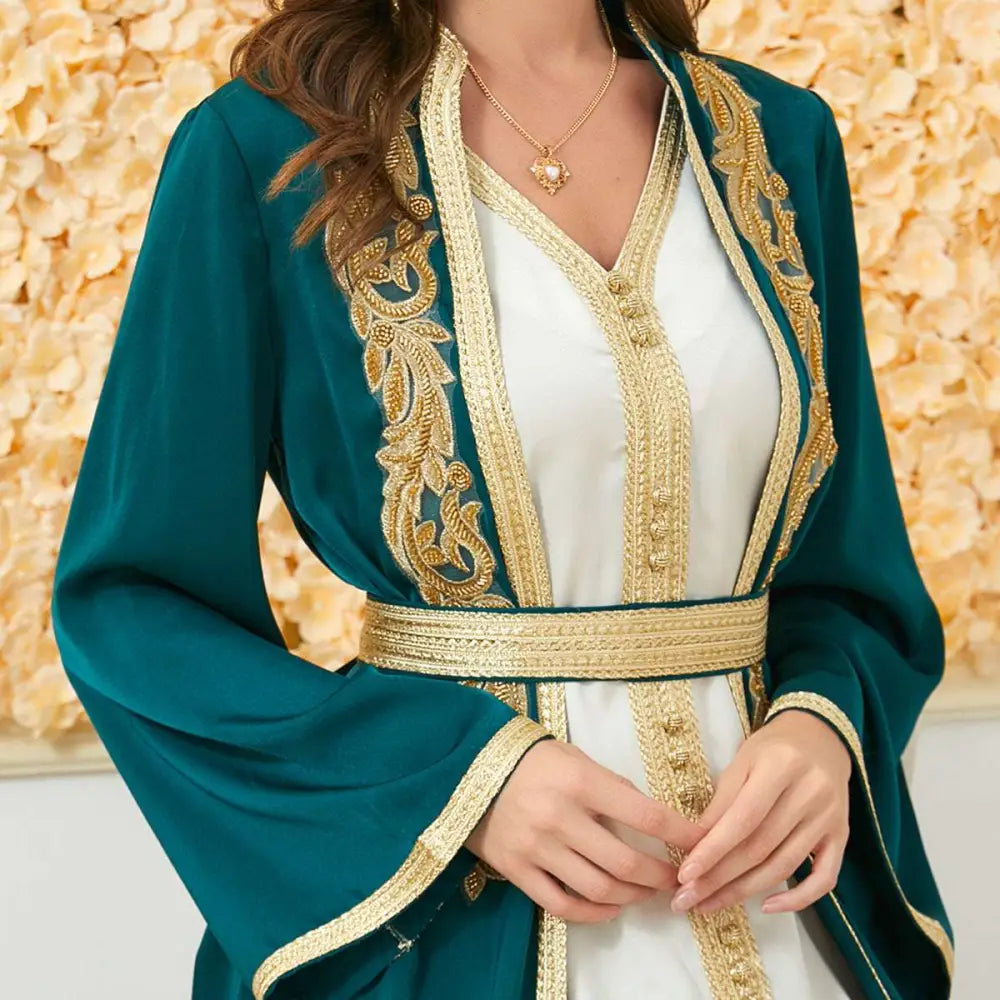 Embroidered Long Sleeve Foreign Trade Dress