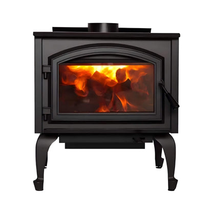 Empire Stove Gateway 2300 26" Freestanding Metallic Black Wood Burning Fireplace [WB23FS] (SAK40618)
