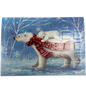 Polar Bear Cozy Joy Advent Miniature Calendar Card