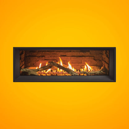 Enviro Linear Nova Direct Vent Natural Gas Fireplace With Burner Tray, Vermiculite, Steel Liner & LP Conversion Kit [C34-2] (SAK50281)