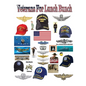 Veterans For Lunch Bunch: A Book of Short WWII & Vietnam War Stories and Varied Experiences Recounted by Highly-Decorated Veterans - Hardcover