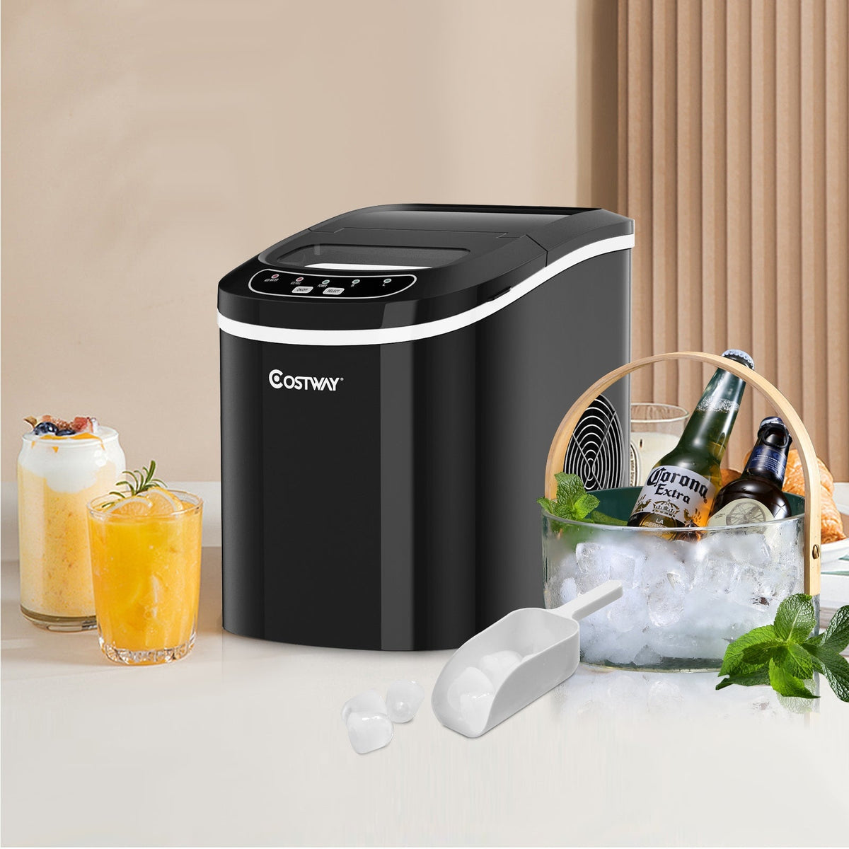 Mini Portable Compact Electric Ice Maker Machine
