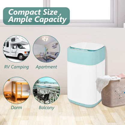8lbs Portable Fully Automatic Washing Machine with Drain Pump