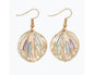 Pastel Wing Medallion Earrings