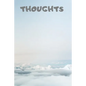 Thoughts: 90 Pages of 6 X 9 Inch White Numbered Pages No Lines - Paperback